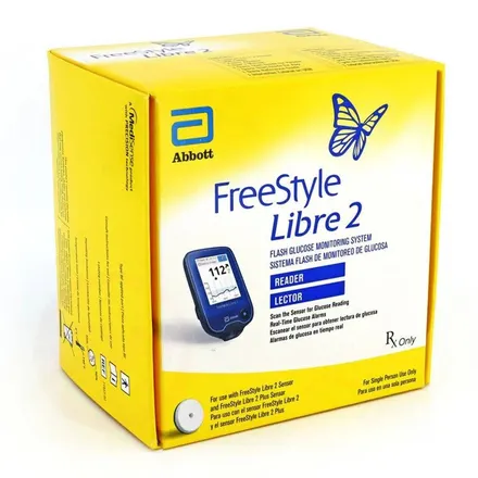 Freestyle Libre 2 Flash Glucose Monitoring System Reader Kit